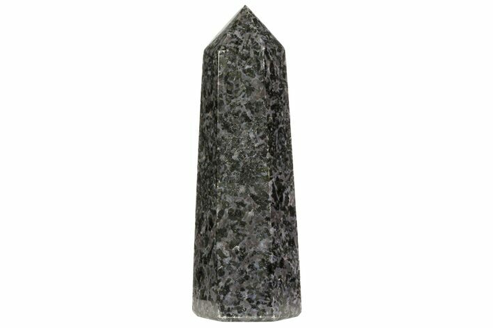 Polished, Indigo Gabbro Obelisk - Madagascar #74352